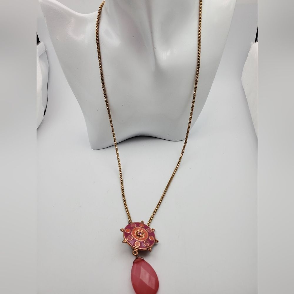 Upcycled luminous twist‎ earring necklace N2126